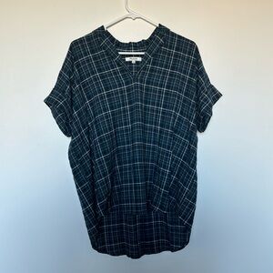 Madewell Swenson Popover Shirt in Morefield Plaid